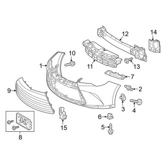 2015 toyota camry front bumper replacement cost