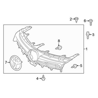 Toyota OE - Grille & Components