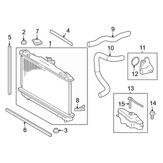 Toyota OE - Cooling - Radiator & Components