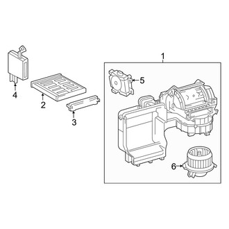 Toyota OE - Air Conditioner & Heater - Blower Motor & Fan