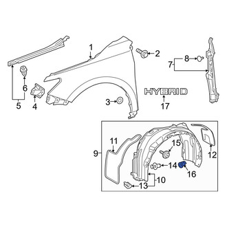 Toyota OE - Fender Liner Nut