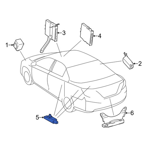 Toyota OE 899A006030 - Keyless Entry Antenna
