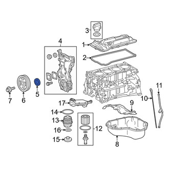 Toyota OE - Front Engine Crankshaft Seal