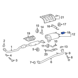 Toyota OE - Exhaust Tail Pipe Tip