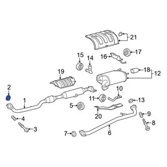 Toyota OE - Rear Exhaust Tail Pipe Gasket