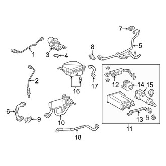 Toyota OE - Emission System - Emission Components