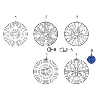 Toyota OE - Wheel Cap