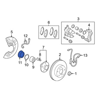 Toyota OE - Front Wheel Bearing Dust Cap