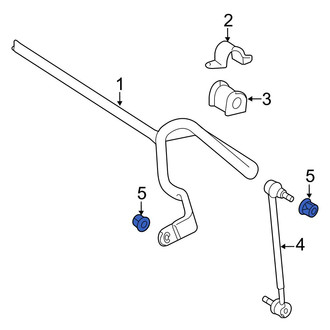 Toyota OE - Rear Suspension Stabilizer Bar Link Nut