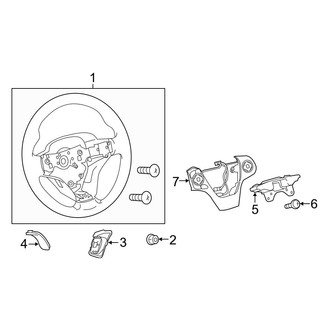 Toyota OE - Steering Wheel & Trim (FULL HYBRID EV-GAS (FHEV))