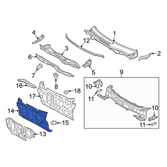 Toyota OE - Front Firewall