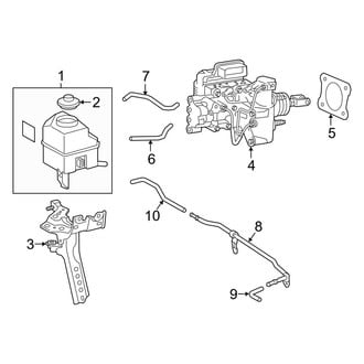 Toyota OE - Cowl - Components on Dash Panel (Hybrid LE / Hybrid SE / Hybrid XLE)