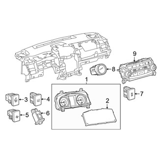Toyota OE - Instrument Panel - Cluster & Switches