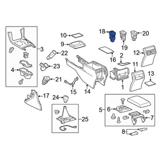 Toyota OE - Right Seat Heater Switch