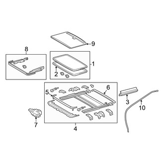 Toyota OE - Roof - Sunroof (FULL HYBRID EV-GAS (FHEV))
