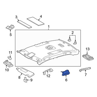 Toyota OE - Front Left Headliner Spacer