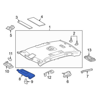 Toyota OE - Left Sun Visor