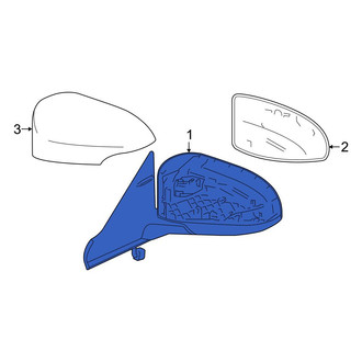Toyota OE - Front Right Door Mirror