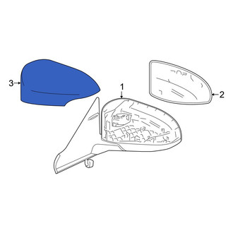 Toyota OE - Front Left Door Mirror Cover