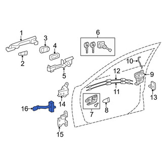 Toyota OE - Front Door Check