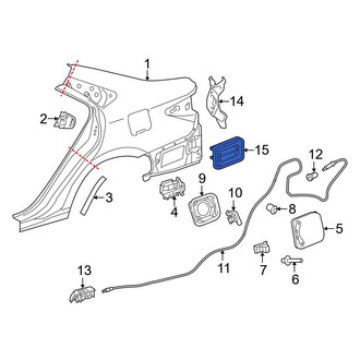 Toyota OE - Rear Left Quarter Panel Vent