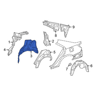 Toyota OE - Rear Left Inner Wheel Housing Side Panel