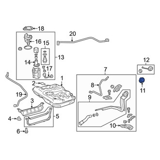Toyota OE - Rear Fuel Filler Housing
