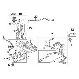 Toyota OE - Fuel System Components