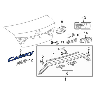 Toyota OE - Rear Deck Lid Emblem
