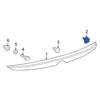 Toyota OE - Deck Lid Finish Panel Clip