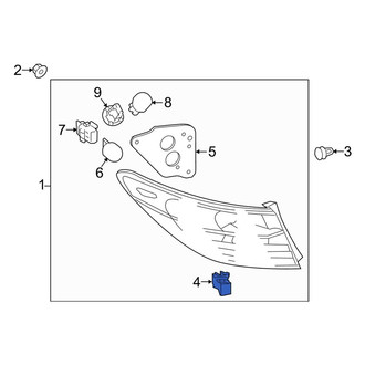 Toyota OE - Tail Light Bracket