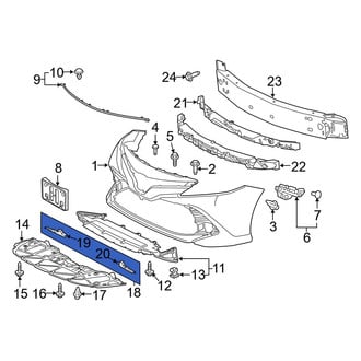 Toyota OE - Front Fender Liner Extension