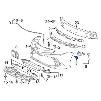 Toyota bZ4X OEM Bumpers | Genuine Front & Rear Bumpers — CARiD.com