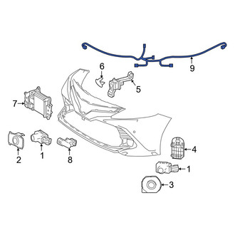 Toyota OE - Front Parking Aid System Wiring Harness