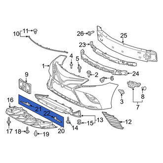 Toyota OE - Right Bumper Cover Insulator