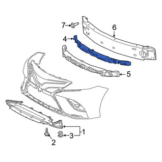 Toyota OE - Front Upper Bumper Impact Absorber