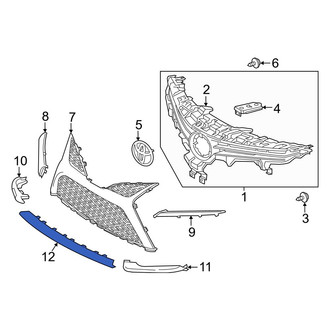 Toyota OE - Front Center Grille Molding