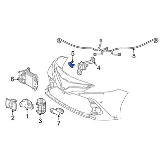 Toyota OE - Front Bumper Cap