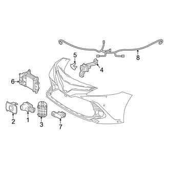 Toyota OE - Front Bumper & Grille - Electrical Components