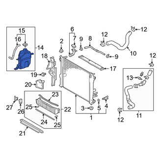 Toyota OE - Engine Coolant Reservoir