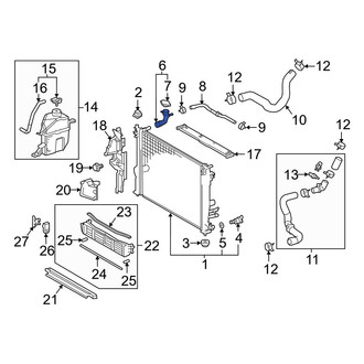 Toyota OE - Engine Coolant Filler Neck