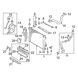 Toyota OE - Cooling - Radiator & Components (Radiator & Hoses)