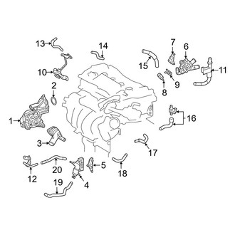 Toyota OE - Cooling - Radiator & Components (Thermostat & Hoses)
