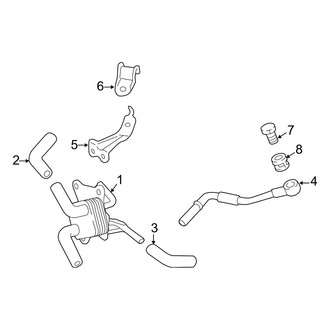 Toyota OE - Cooling - Trans Oil Cooler (Automatic CVT Tr)