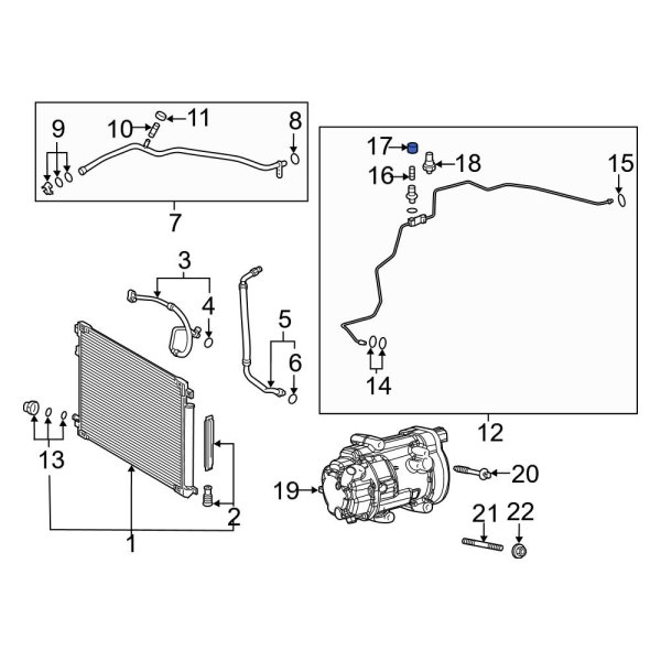 A/C Service Valve Cap