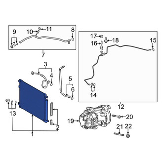 Toyota OE - A/C Condenser