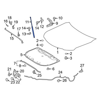 Toyota OE - Right Hood Lift Support