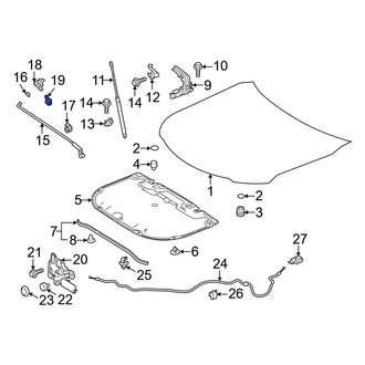 Toyota OE - Hood Lift Support Stud Bolt