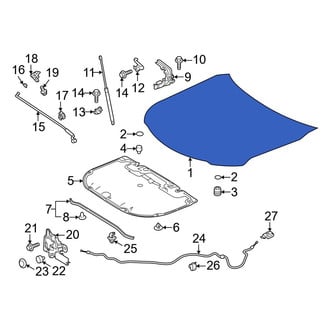 Toyota OE - Front Hood Panel