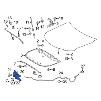 Toyota OE - Front Hood Latch